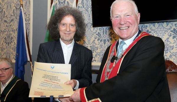 Musician Gilbert O'Sullivan granted Freedom of Waterford - Homepage - Vimarsana News