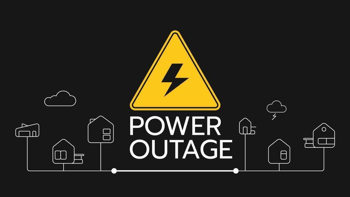 Local town hit with major power outage since this morning