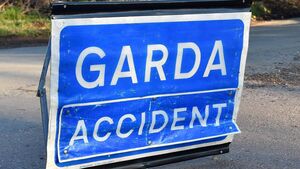 Gardai and emergency services at scene of road traffic collision in County Roscommon Gardai and emergency services at scene of road traffic collision in County Roscommon