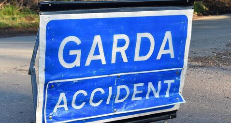  Gardai and emergency services at scene of road traffic collision in County Roscommon