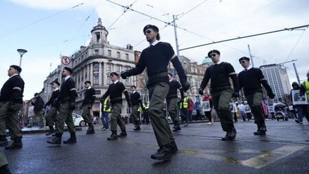 Gardaí monitor dissident republican-linked Easter Rising parade in Dublin