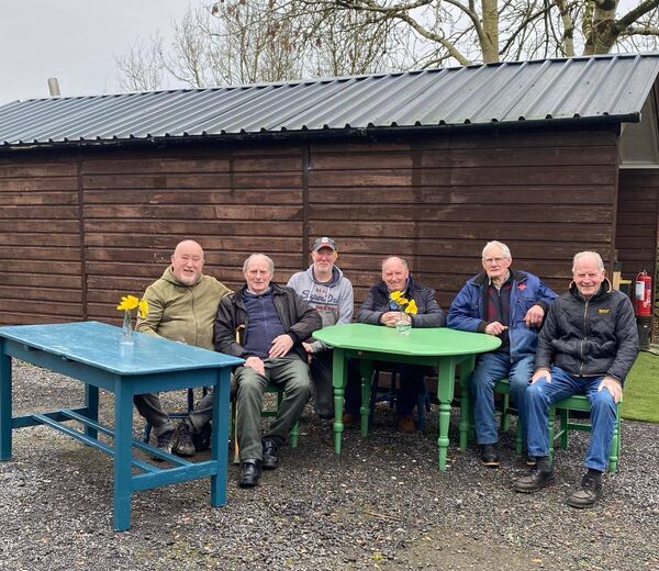 Strokestown Men's Shed members happy with the finished products. Strokestown Men's Shed members happy with the finished products.