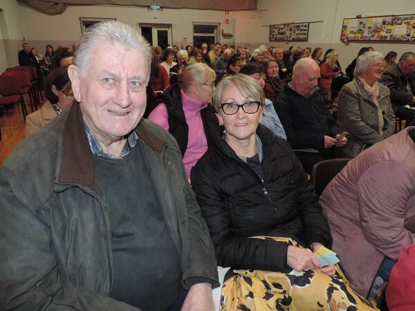 At the John B Keane play ‘The Year of the Hiker’ in Kilmovee Community Centre were Haulie and Carmel Grady, Lisacul. Pic. James Hunt At the John B Keane play ‘The Year of the Hiker’ in Kilmovee Community Centre were Haulie and Carmel Grady, Lisacul. Pic. James Hunt