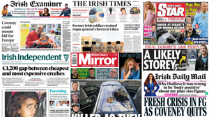 What the papers say: Wednesday's front pages