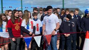 New boules court opened at County Roscommon school