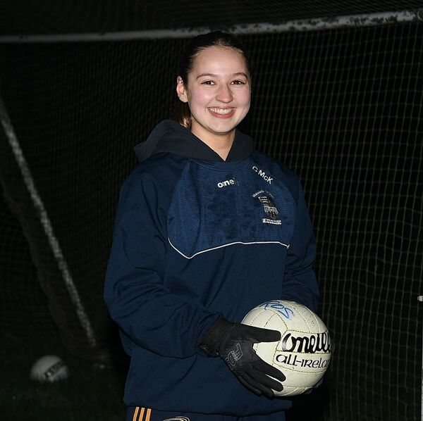 Megan McKeon scored the winning point on her debut against Offaly. It was the score that secured promotion and a place in Saturday's league final. 