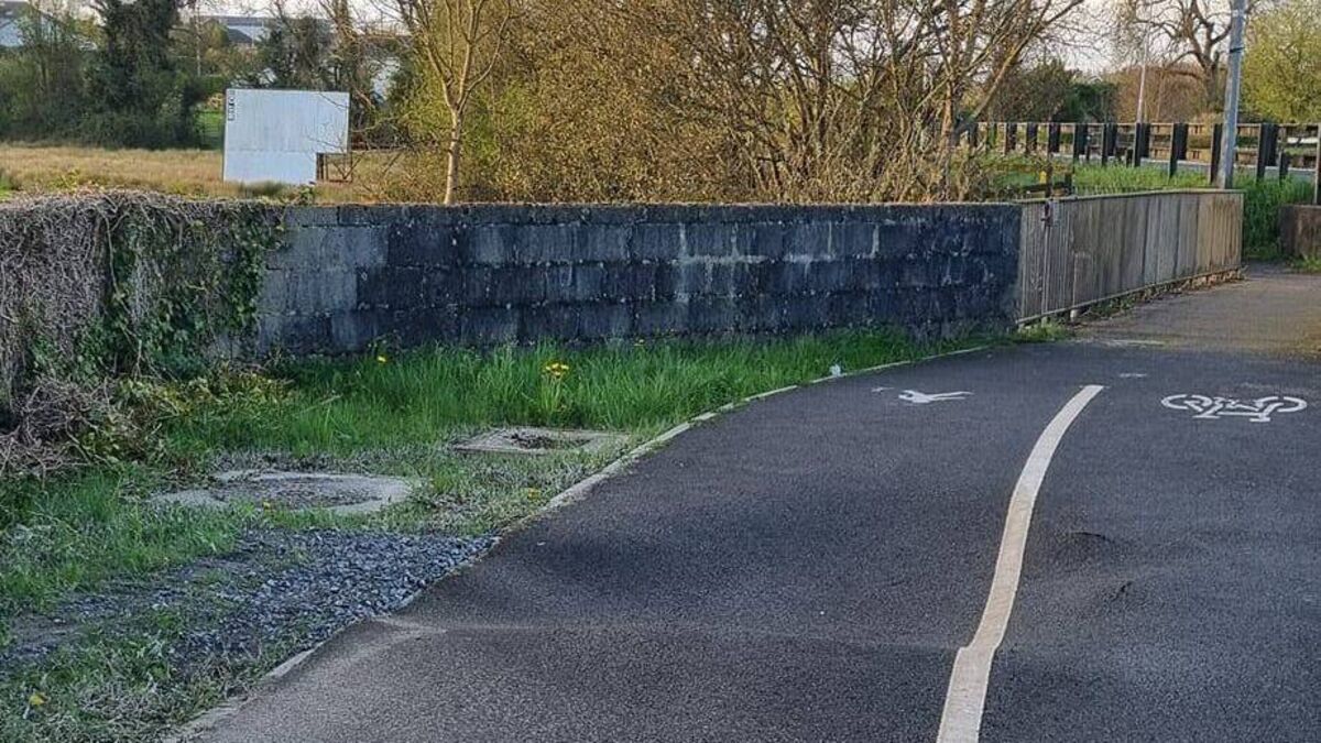 Sinkhole caused by burst sewer main