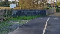 Sinkhole caused by burst sewer main
