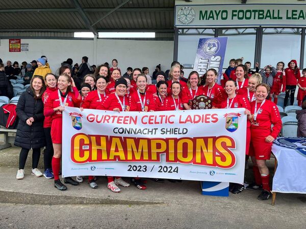 The victorious Gurteen Celtic team.