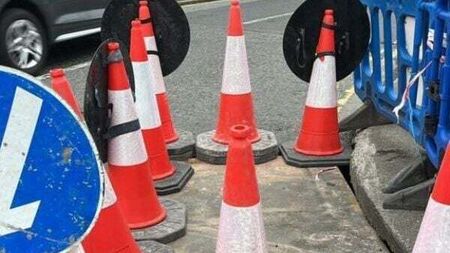 Sinkhole in Dublin covered up by county council