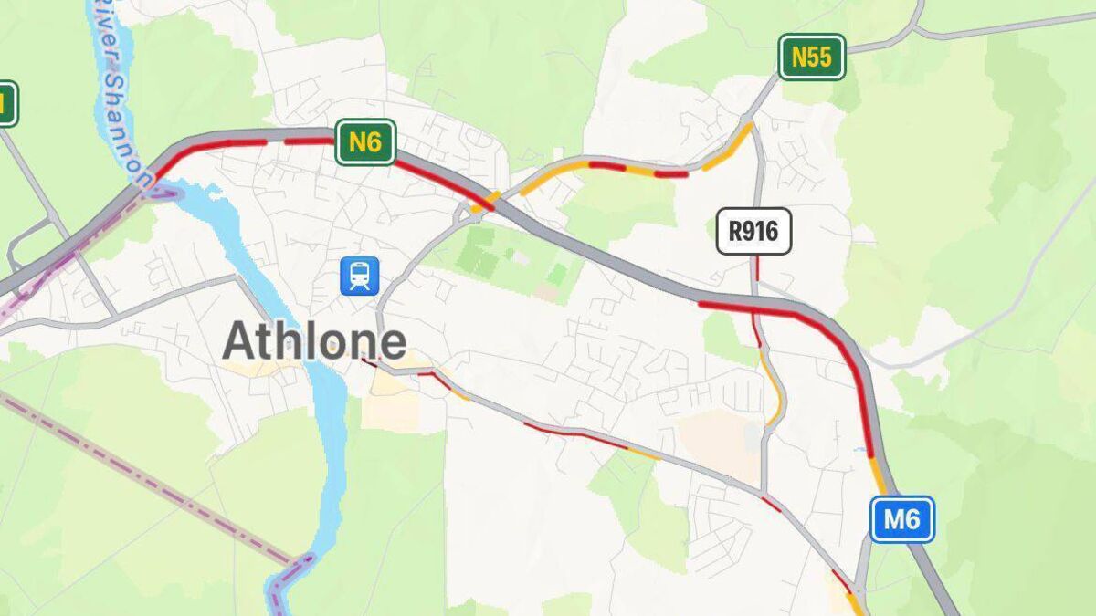 Major traffic delays reported on Westmeath/Roscommon border