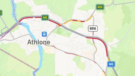 Major traffic delays reported on Westmeath/Roscommon border