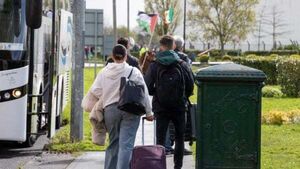 Protesters block road to Shannon Airport calling for end to usage by US military Protesters block road to Shannon Airport calling for end to usage by US military