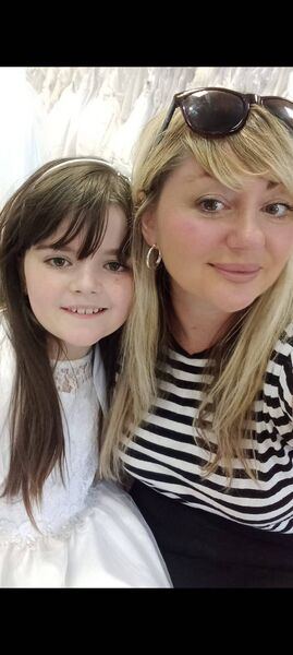 Ellie with her daughter Kristen.