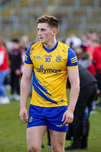 Dylan Ruane shows his disappointment after Roscommon's relegation to Division Two is confirmed following Roscommon's loss against Derry in Celtic Park. Picture: INPHO/Lorcan Doherty Dylan Ruane shows his disappointment after Roscommon's relegation to Division Two is confirmed following Roscommon's loss against Derry in Celtic Park. Picture: INPHO/Lorcan Doherty