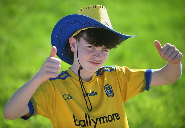 Dan Monaghan, Oran, enjoying his day out in Dr. Hyde Park on Sunday last. 