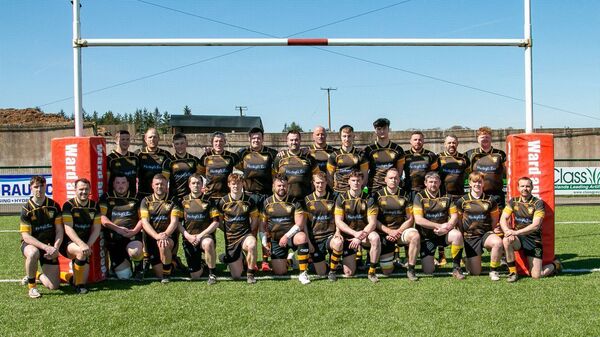 The Carrick RFC squad that captured the Connacht J1C Cup in Creggs on Sunday last. Pictures: Mark Kelly The Carrick RFC squad that captured the Connacht J1C Cup in Creggs on Sunday last. Pictures: Mark Kelly