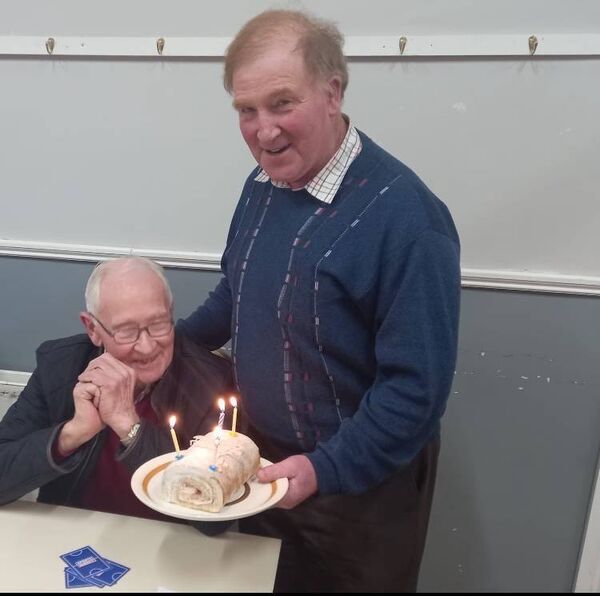 Mickey Brennan who recently celebrated his 90th birthday at Clooneycolgan Community Centre.