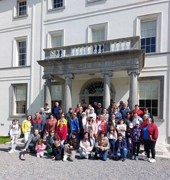 Carrick-on-Shannon Tidy Towns volunteers on a visit to Strokestown Park House. Carrick-on-Shannon Tidy Towns volunteers on a visit to Strokestown Park House.