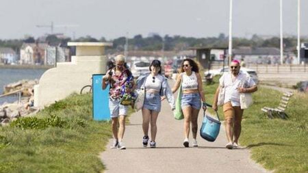 Warmest day of the year so far as temperatures hit 24 degrees