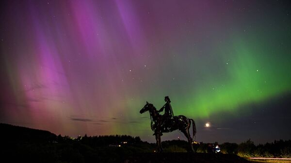 Northern Lights create stunning display in County Roscommon sky