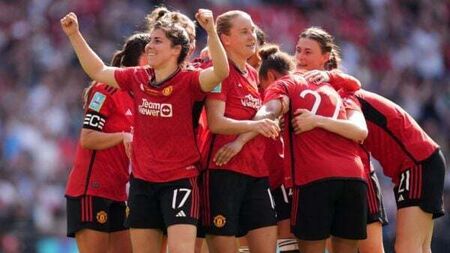 Manchester United thrash Tottenham to win Women’s FA Cup for first time