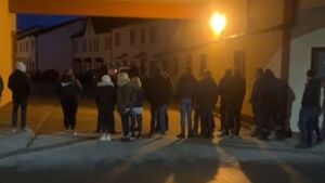 Protest underway at County Roscommon apartment block