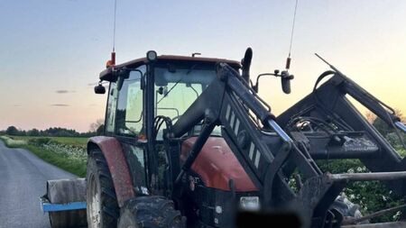 Fourteen year-old found driving untaxed tractor