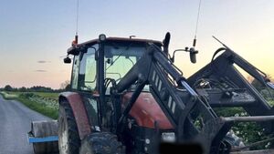 Fourteen year-old found driving untaxed tractor