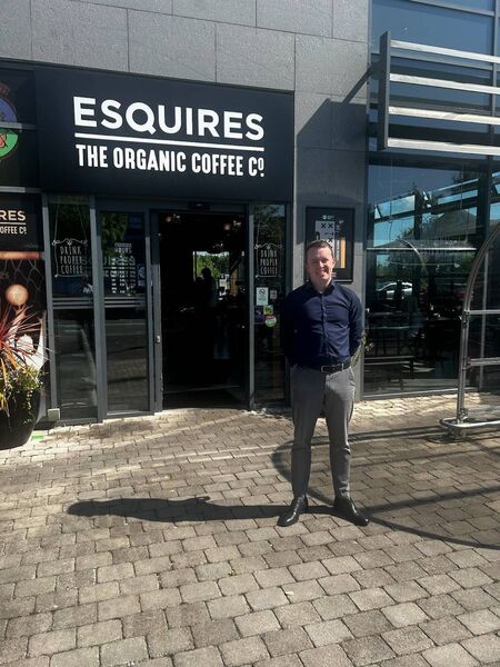 Ronan Gannon, owner of Esquires, Roscommon Town and Esquires, Carrick-on-Shannon, has expanded his coffee stores by opening in Wellpark Retail Centre in Galway City. Ronan Gannon, owner of Esquires, Roscommon Town and Esquires, Carrick-on-Shannon, has expanded his coffee stores by opening in Wellpark Retail Centre in Galway City.
