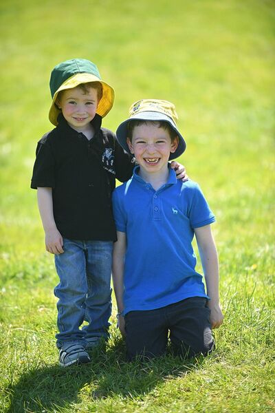 Cathal and Matthew Carty, Castlerea, pictured at the Roscommon Ploughing Championships in Ballinaheglish. Pic. Gerard O’Loughlin Cathal and Matthew Carty, Castlerea, pictured at the Roscommon Ploughing Championships in Ballinaheglish. Pic. Gerard O’Loughlin