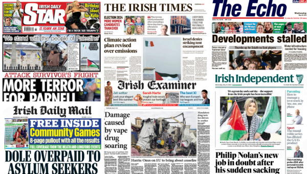 What the papers say: Wednesday's front pages - Homepage - Vimarsana News