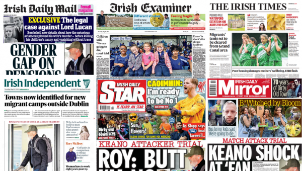 What the papers say: Thursday's front pages - Homepage - Vimarsana News
