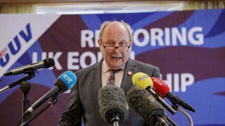 TUV leader sets election priority as ‘reunifying the United Kingdom’