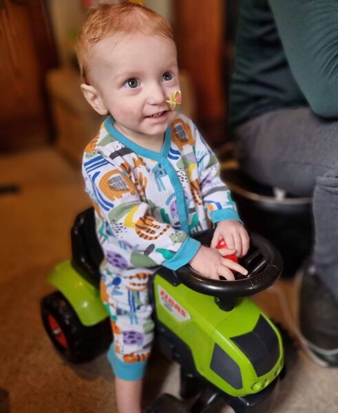 C.J. McCann was just 21 months old when he lost his battle with a rare and aggressive brain cancer, ATRT (Atypical Teratoid Rhabdoid Tumour), in October last year. C.J. McCann was just 21 months old when he lost his battle with a rare and aggressive brain cancer, ATRT (Atypical Teratoid Rhabdoid Tumour), in October last year.