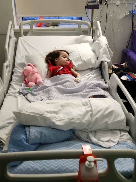 Two-year-old Maebhe Gorman has spent the last number of weeks in and out of hospital due to issues with the ng tube. "She is not tolerating it at all. She is vomiting her feeds back up. She needs a peg NOW," her family stated. Two-year-old Maebhe Gorman has spent the last number of weeks in and out of hospital due to issues with the ng tube. "She is not tolerating it at all. She is vomiting her feeds back up. She needs a peg NOW," her family stated.