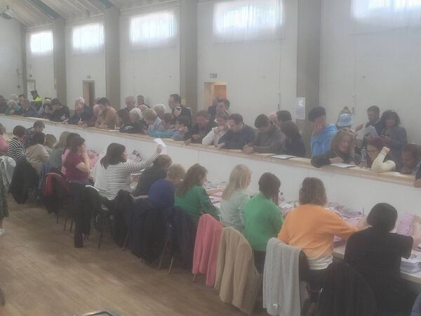 Tallying continues here at the Hyde.