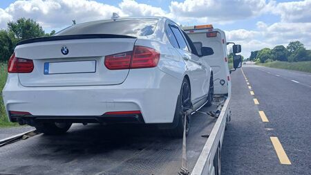 Gardai seize vehicle without insurance in County Roscommon