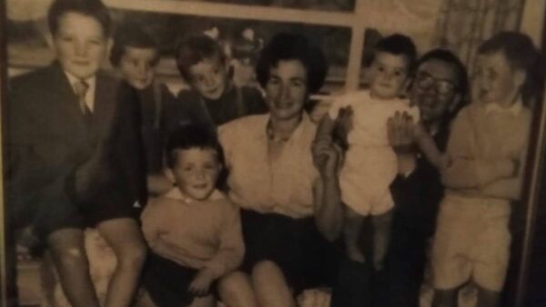 Phil and Mae Gannon pictured with their children when they were young. Phil and Mae Gannon pictured with their children when they were young.
