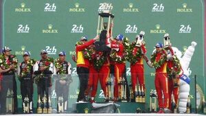 Ferrari win 24 Hours of Le Mans for second year in a row Ferrari win 24 Hours of Le Mans for second year in a row