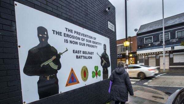'Incredibly disturbing': Loyalist show of strength takes place in east Belfast