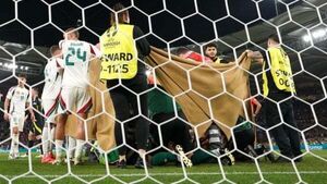 Hungary striker Barnabas Varga broke several facial bones against Scotland Hungary striker Barnabas Varga broke several facial bones against Scotland