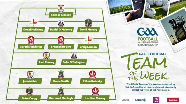The GAA.ie Team of the Week. The GAA.ie Team of the Week.