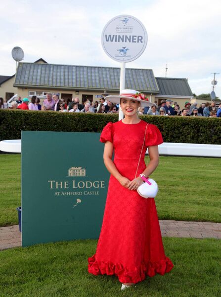 Roscommon's Bernie Donnelly was the winner of the Best Dressed competition at Ballinroe Races. Roscommon's Bernie Donnelly was the winner of the Best Dressed competition at Ballinroe Races.