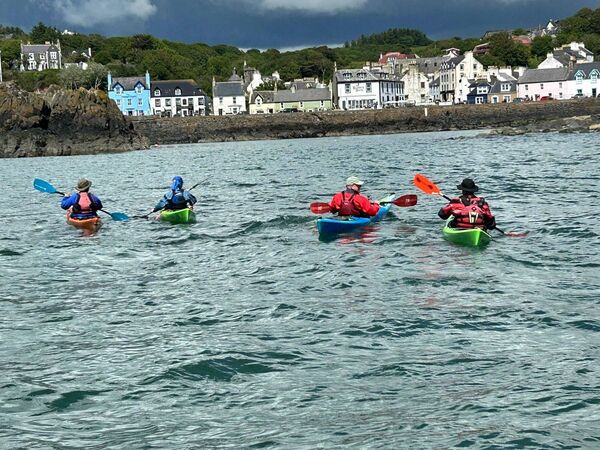 Leo Kiernan, who lives in Taughmaconnell and is originally from Monksland, was among four kayakers, who braved the North Channel from Larne in County Antrim to Stranraer in Scotland for charity.