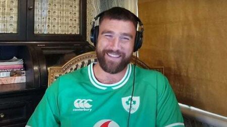 Taylor Swift's boyfriend Travis Kelce discusses stay in Ireland