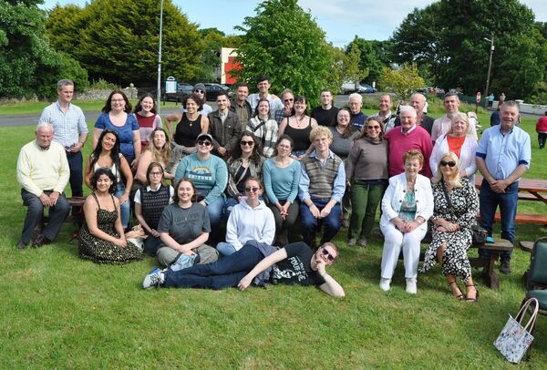 The team of US student archaeologists from the US who are in Ballintubber for the Castle in Communities project, which got underway last weekend. They are pictured with members of the local community and public representatives. Pic. Liam Reynolds The team of US student archaeologists from the US who are in Ballintubber for the Castle in Communities project, which got underway last weekend. They are pictured with members of the local community and public representatives. Pic. Liam Reynolds