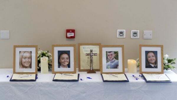 Four young people died instantly when car skidded after heavy rain, Clonmel inquest told