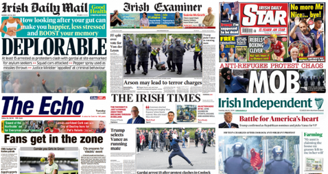 What the papers say: Tuesday's front pages