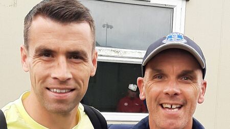 Roscommon 'True Blue' meets his Everton hero